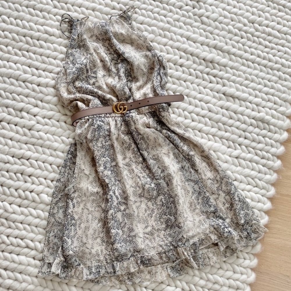 Abercrombie & Fitch Snakeskin Halter Dress